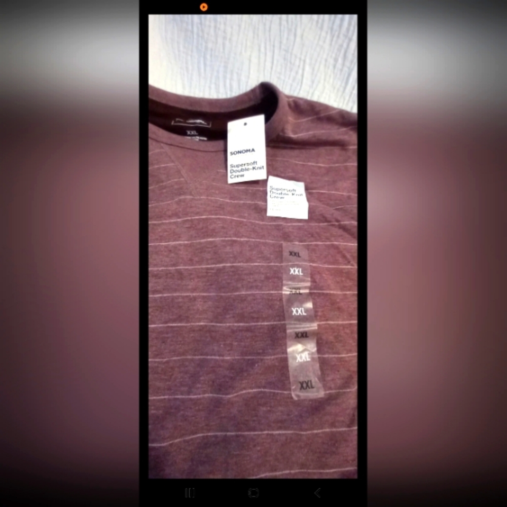 NWT Sonoma mens XXL Supersoft long tee